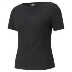 PUMA T-SHIRT RIBBED SLIM TEE