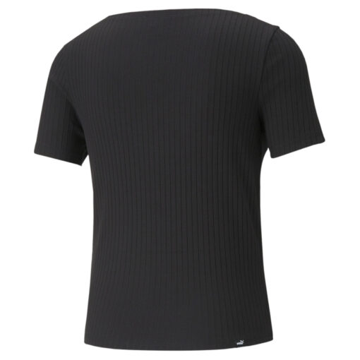 PUMA T-SHIRT RIBBED SLIM TEE