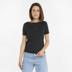 PUMA T-SHIRT RIBBED SLIM TEE
