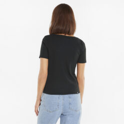 PUMA T-SHIRT RIBBED SLIM TEE